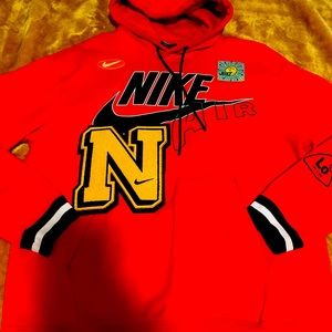 Mens Nike hoodie limited edition size medium premium apparel color orange